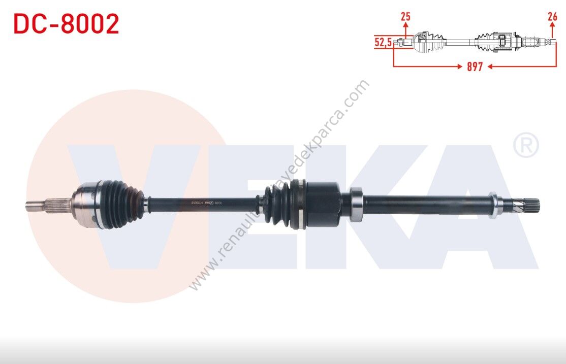 Lodgy Sağ Ön Aks 391004751R