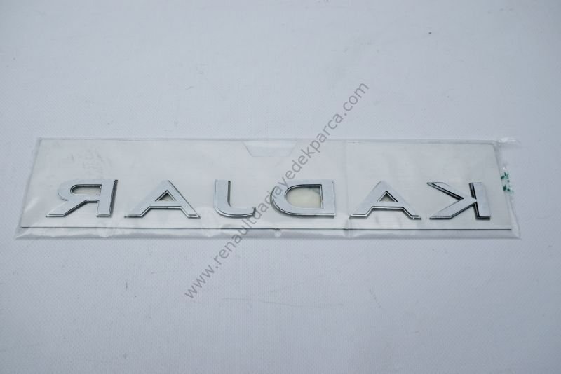 Renault Kadjar Yazı Arka Monogram