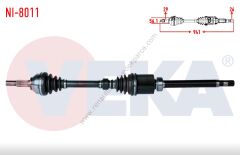 Nissan Qashqai Sağ Aks Komple J10