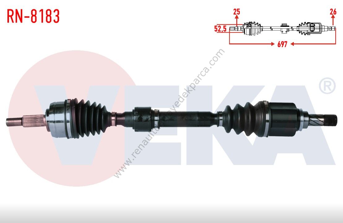 Renault Megane 4 Sol Ön Aks 1.5 Dizel