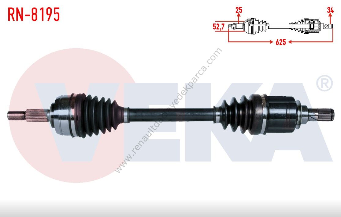 Renault Captur Sol Ön Aks Komple 391010433R