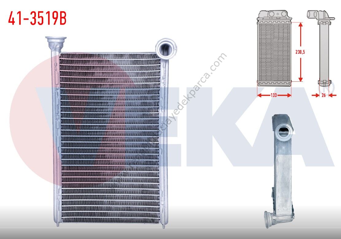 Kalorifer Radyatörü Renault Megane 2 Scenic 2