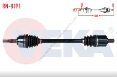 Renault Fluence Megane 3 Otomatik Şanzıman Sol Aks-391012080R