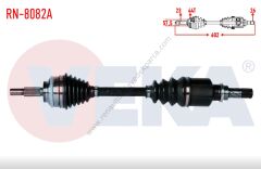 Renault Clio Symbol Thalia Sol Ön Aks Komple
