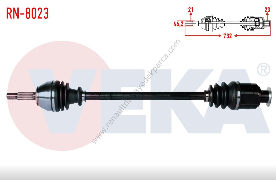 Renault 19 Ön Aks Sağ 7701349972