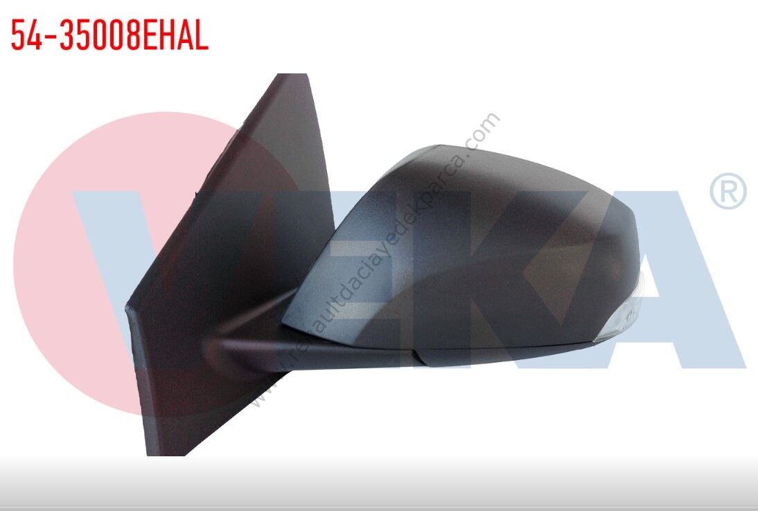 Renault Megane 3 Fluence Sol Dikiz Aynası Siyah Kapak