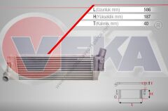 Turbo Radyatörü İntercooler Megane 2